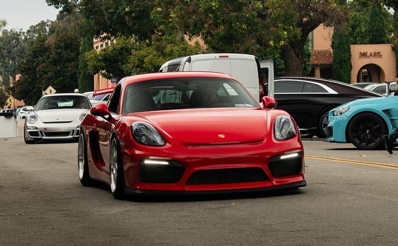 Red Sports Car during the Big SoCal Euro